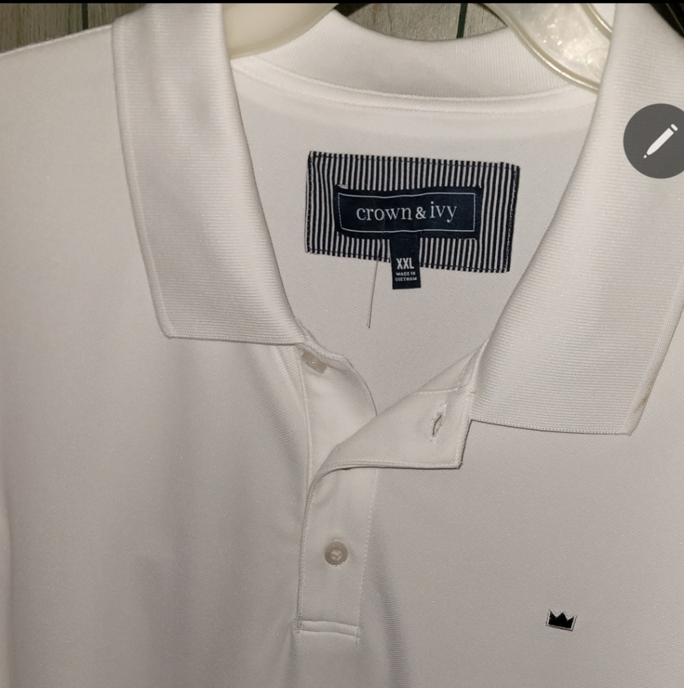 Mens Crown & Ivy Knit Polo